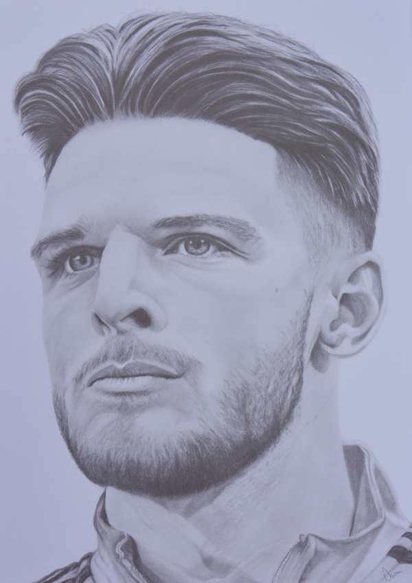 Declan Rice by Dean Coldham